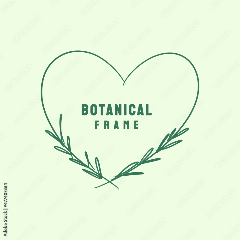 botanical frame flower wreath botanical frame flower wreath