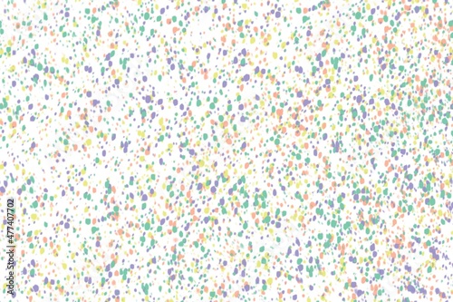 Explosion of confetti. Colorful grainy abstract texture on white background. 