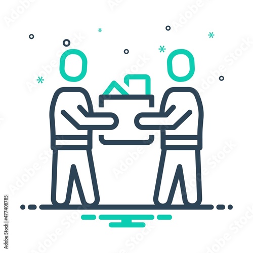 Mix icon for receive