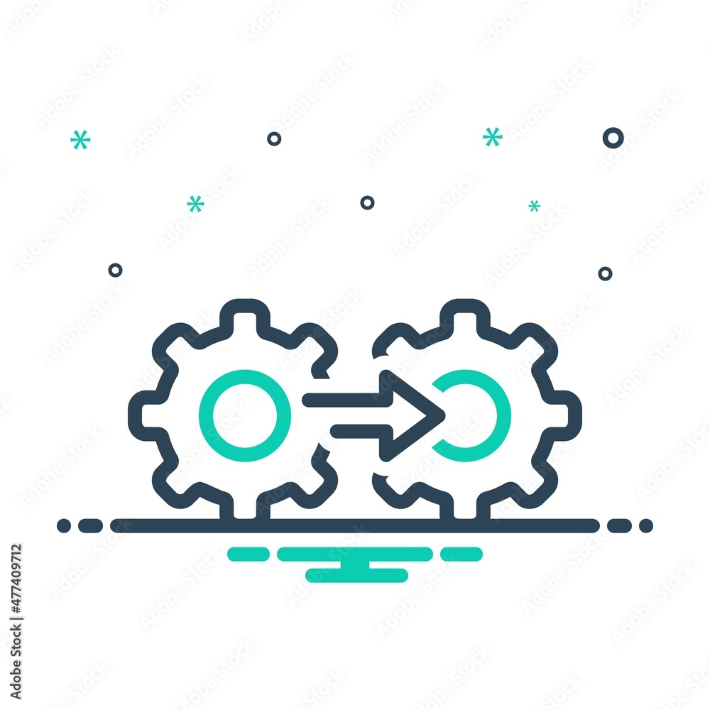 Mix icon for integrating