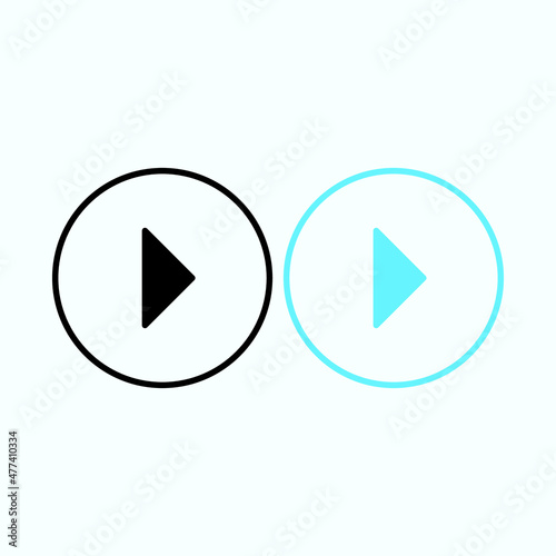 play button icon Free Download play button icon - GFXLoad
