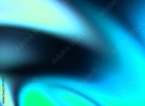 abstract dark blue luxury flow wave grunge silk dynamic metallic texture with holographic fluid pattern on dark blue.