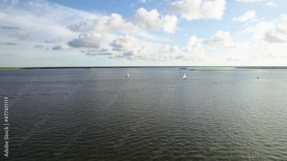 Open Ocean Aerial Charleston South Carolina Open Ocean Aerial Charleston South Carolina