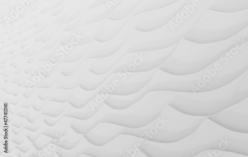 abstract wave light white gray dynamic flowing particles shaped dots backdrop pattern.