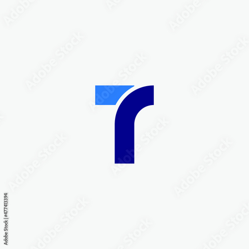 Free Download Initial letter T or T7 TR monogram logo resign. - GFXLoad
