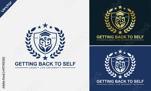 University and academy vector icons. Education logo. university and college school. learning logo photo