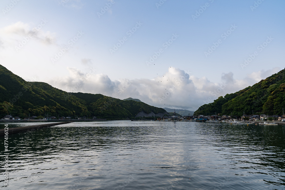 Obraz premium 崎津教会 天草 夜明け