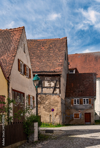 Altstadt von Nördlingen in Bayern in Deutschland