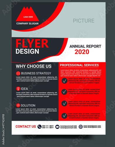 Modern Business Flyer Design Template 