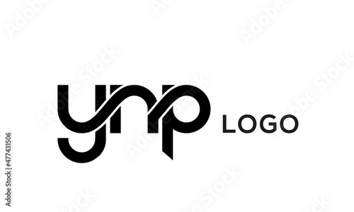 connect YNP letters logo design vector template	 photo