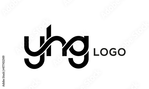 connect YHG letters logo design vector template	 photo