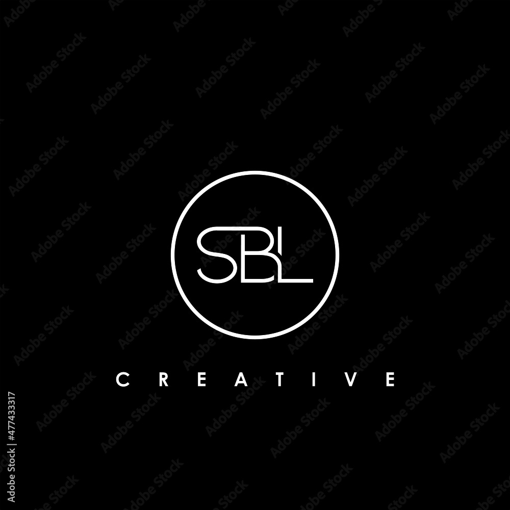 SBL Letter Initial Logo Design Template Vector Illustration SBL Letter Initial Logo Design Template Vector Illustration