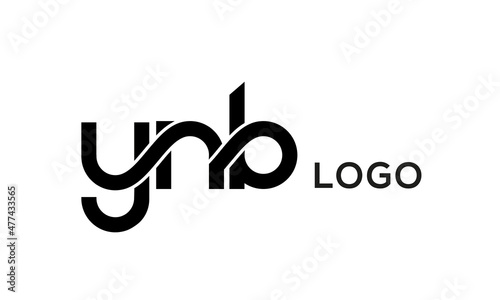 connect YNB letters logo design vector template	 photo