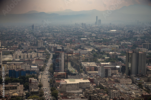 Aerial view of Mexico City