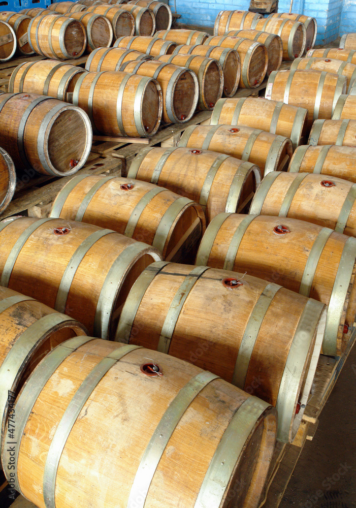 manufacture of wooden barrels in the factory manufacture of wooden barrels in the factory