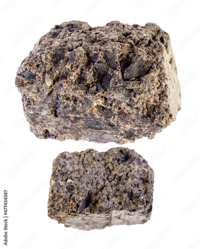 set of peat turf stones cutout on white set of peat turf stones cutout on white