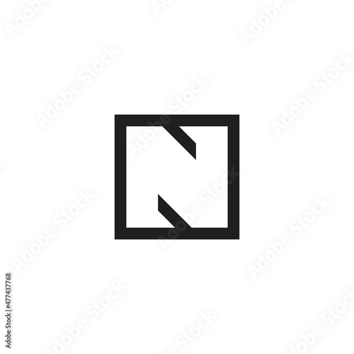 n logo icon vector design