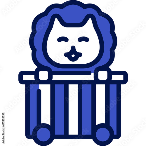 lion one color icon