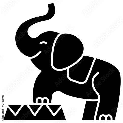 elephant solid icon