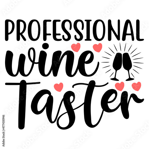 Professional wine taster Svg