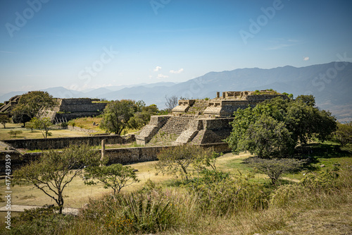 Canvas Print Ruins of Monte Alban, Mexico
