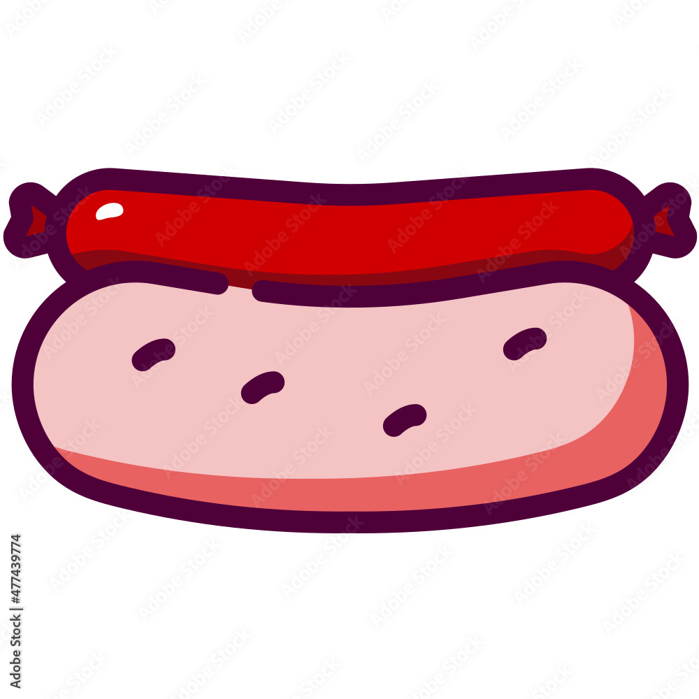 hotdog Two Tone icon