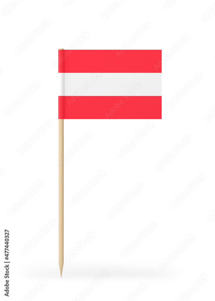 Small Flag of Austria on a Toothpick