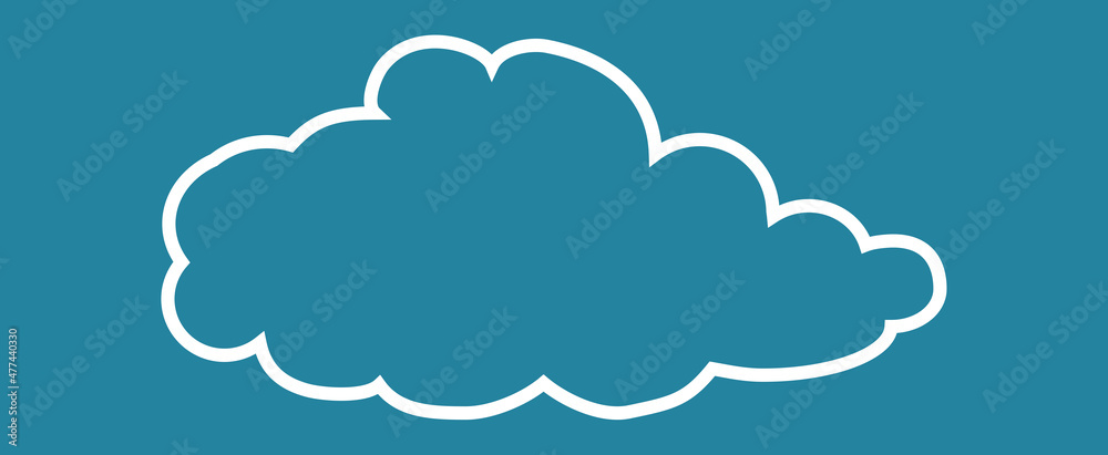 Cloud isolated on background. Cloud for web site, poster, placard and wallpaper. Creative modern concept. Cloud vector illustration Cloud isolated on background. Cloud for web site, poster, placard and wallpaper. Creative modern concept. Cloud vector illustration