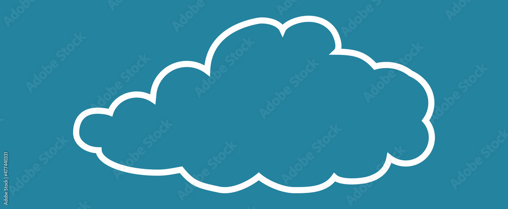 Cloud isolated on background. Cloud for web site, poster, placard and wallpaper. Creative modern concept. Cloud vector illustration Cloud isolated on background. Cloud for web site, poster, placard and wallpaper. Creative modern concept. Cloud vector illustration