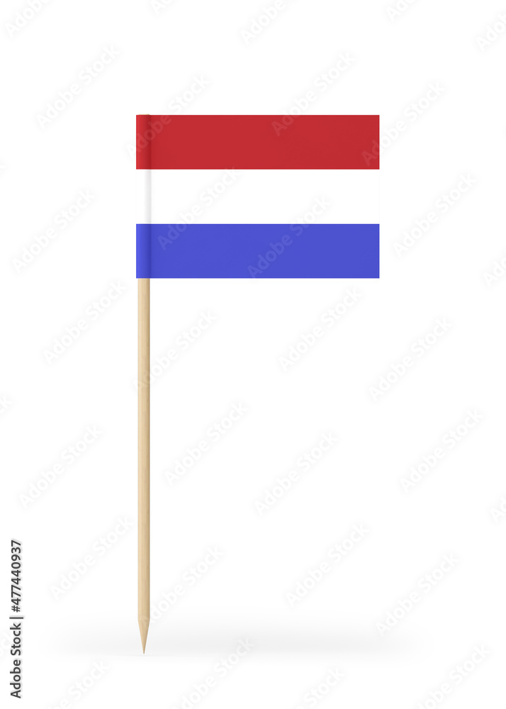 Small Flag of Netherlands on a Toothpick Small Flag of Netherlands on a Toothpick