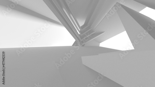 Wallpaper Mural Abstract White Architecture Design Concept Torontodigital.ca