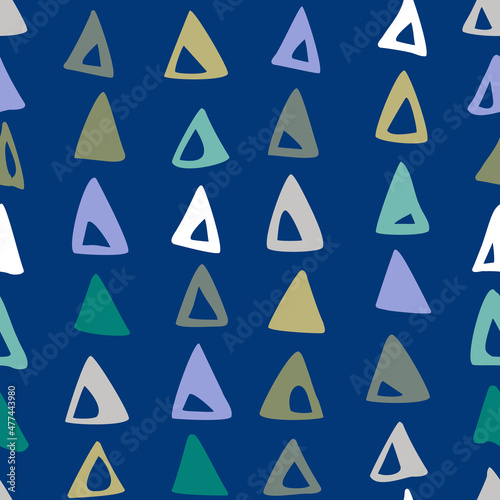 Simply Triangles Seamless Pattern 