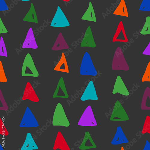 Simply Triangles Seamless Pattern 