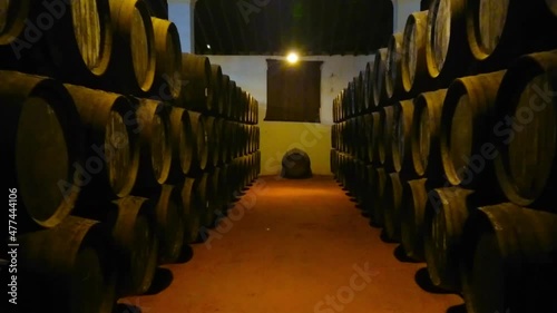 The wine museum of Bodegas Tio Pepe winery, Jerez, Spain photo