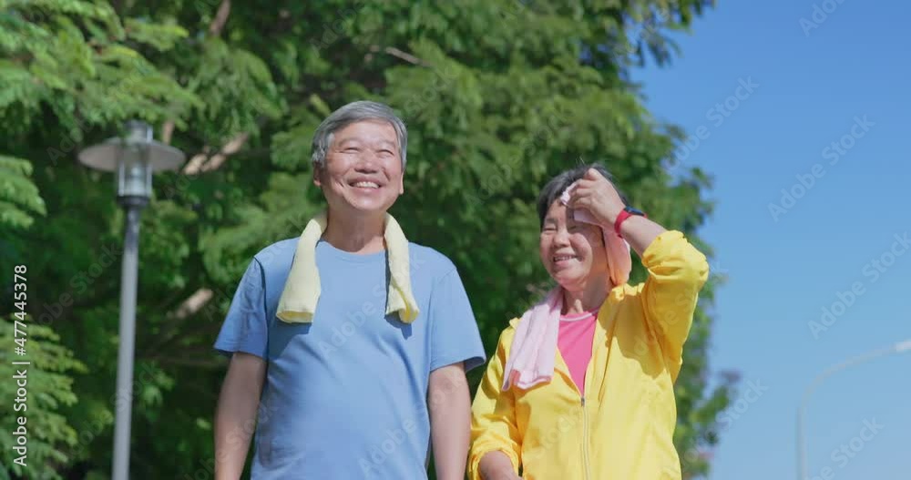 elderly couple walk outdoor elderly couple walk outdoor