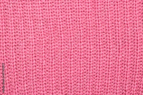 Top View of Knitted Texture Background