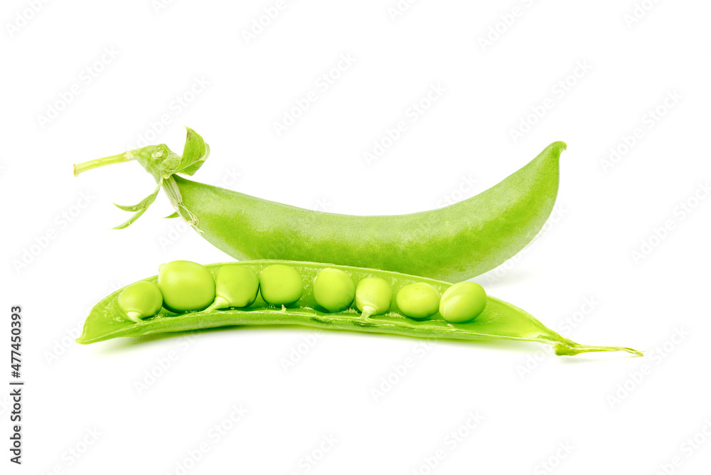 green peas. isolated on white background. green peas. isolated on white background.