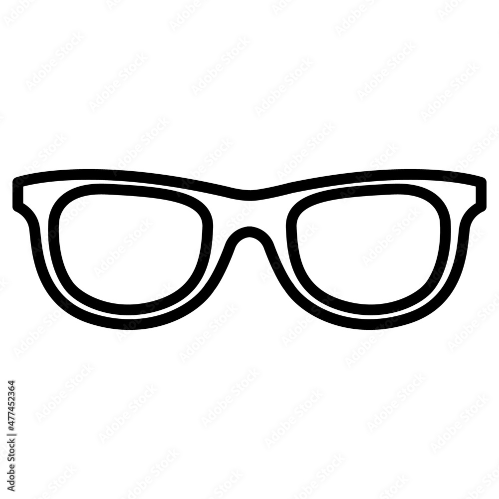 Okulary, ikona.