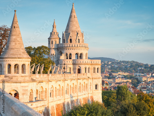 Fischer Bastei (Budapest) bei Sonnenaufgang