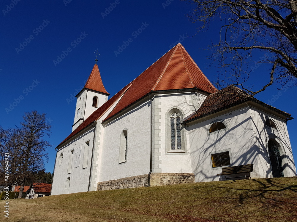 Die bekannte Sebastianikirche in der Lipizzanerheimat