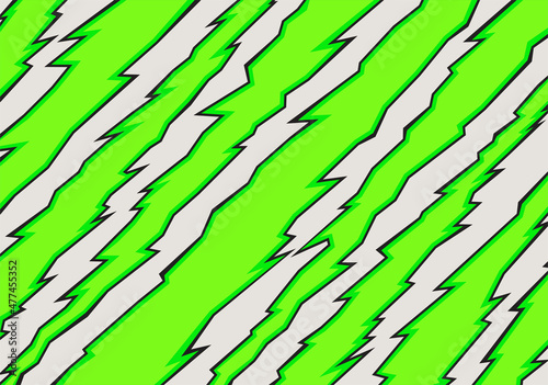 Abstract background with green claw scratch texture