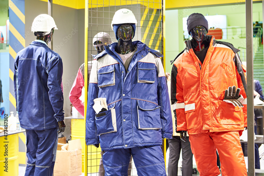 Jackets on mannequin for workwear Jackets on mannequin for workwear