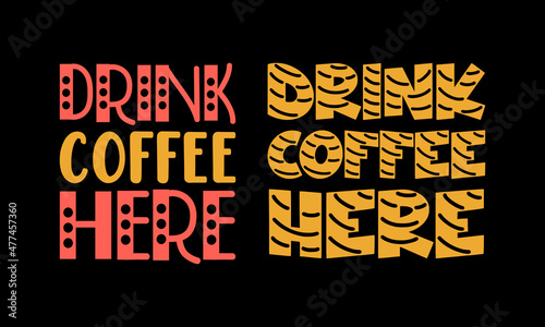 coffee t-shirt design