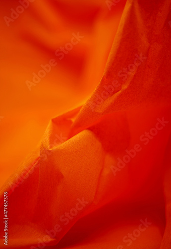 close-up orange paper texture background