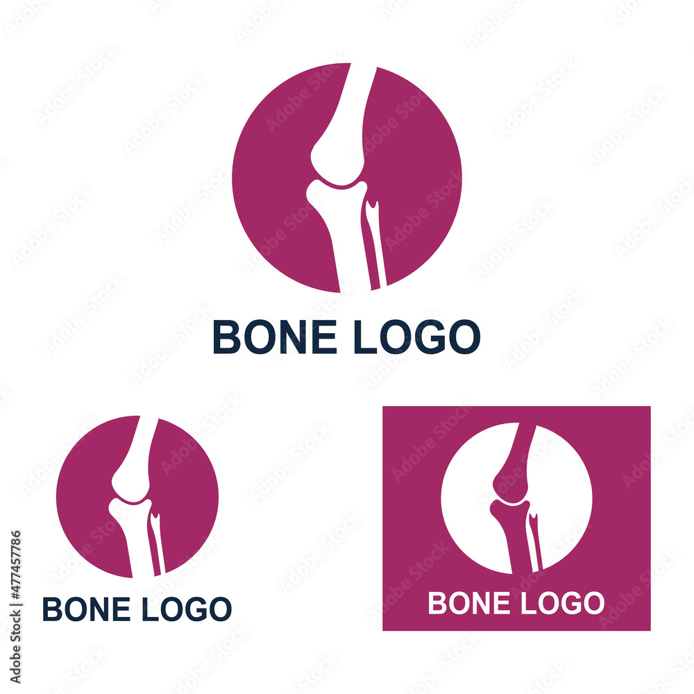 Bone logo icon vector design template illustration Bone logo icon vector design template illustration