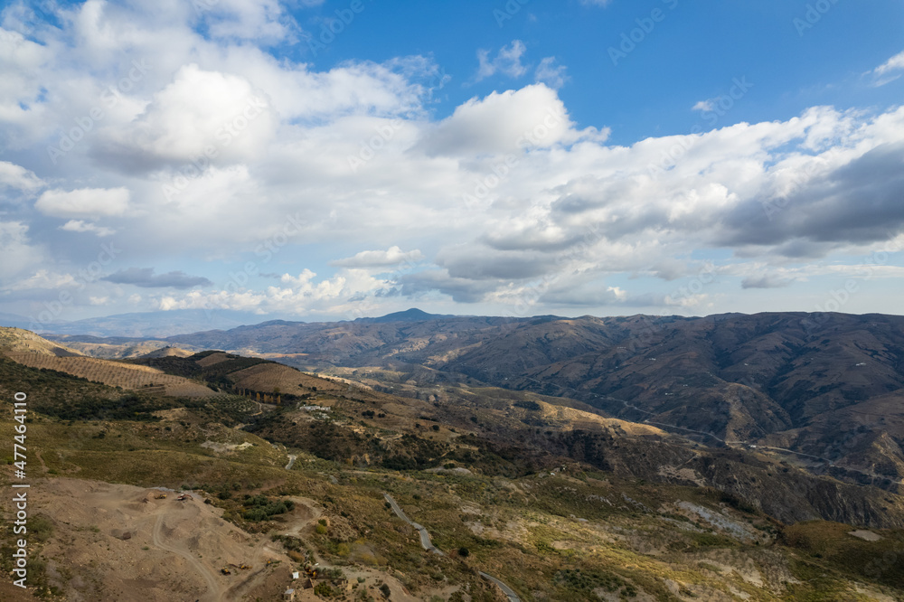 mountainous area in southern Andalusia in Spain mountainous area in southern Andalusia in Spain