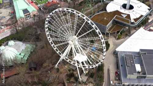 Giant wheel at Liseberg amusement park in Gothenburg Sweden photo
