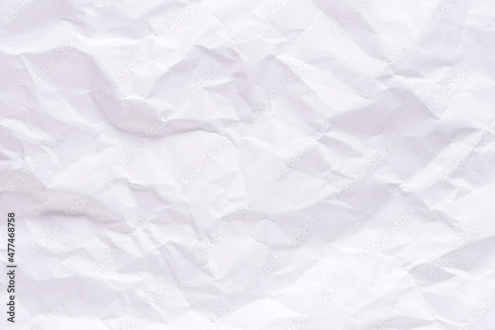 White crumpled paper texture background. White crumpled paper texture background.