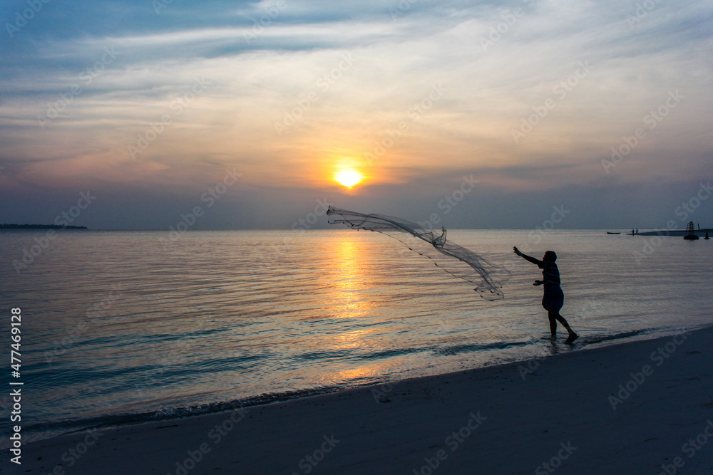 Fototapeta premium Net Fishing 3