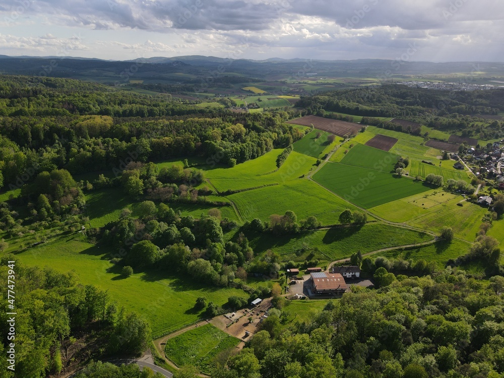 Naklejka premium z drona